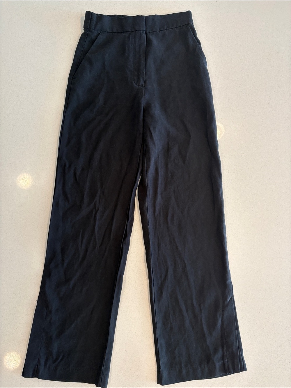 H&M Black Wide-Leg Pants
